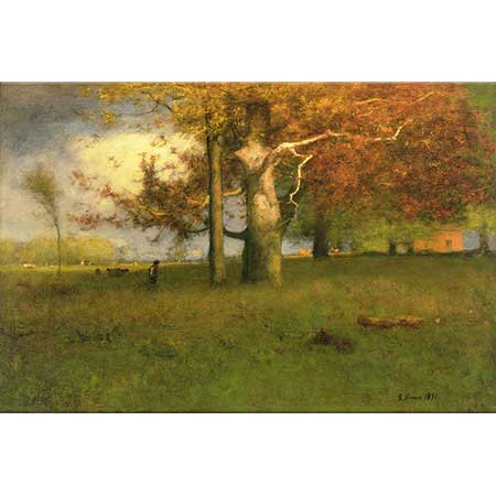 George Inness Ulu Ağaç Montclair