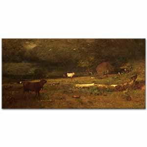 George Inness Yaklaşan Fırtına