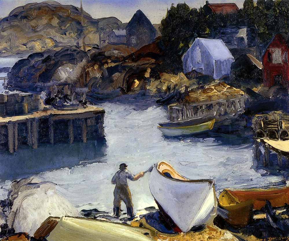 George Wesley Bellows Kayık Temizliği