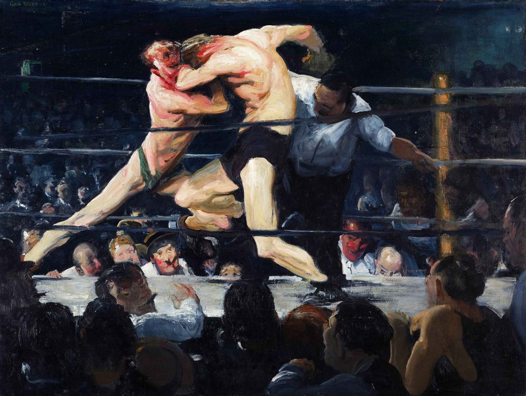 George Wesley Bellows Sharkey'de Erkekler Gecesi