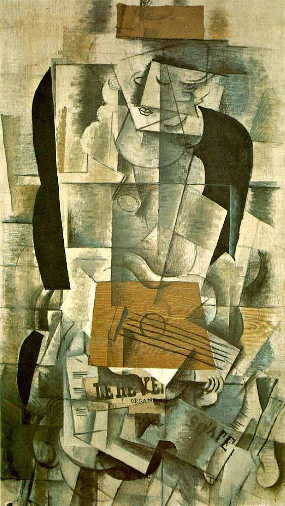 Georges Braque Gitarlı Kadın
