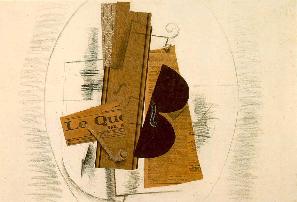 Georges Braque Keman ve Pipo