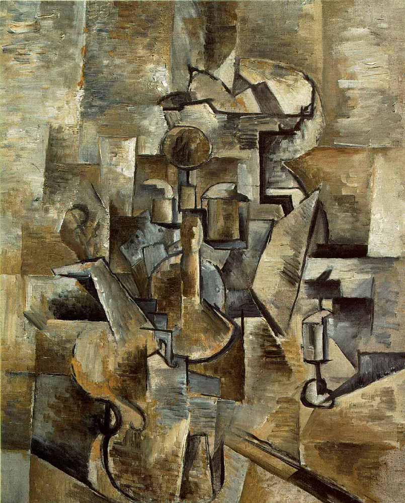 Georges Braque Keman ve Şamdan