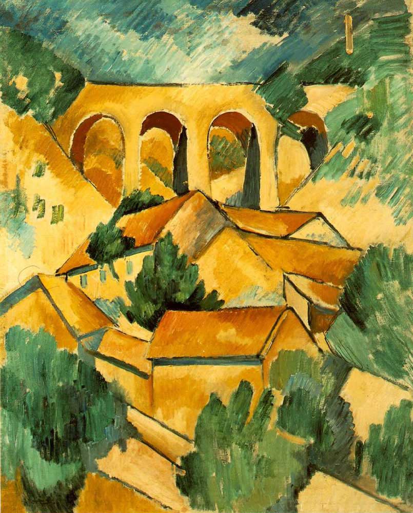 Georges Braque L'Estaque'de Viyadükt