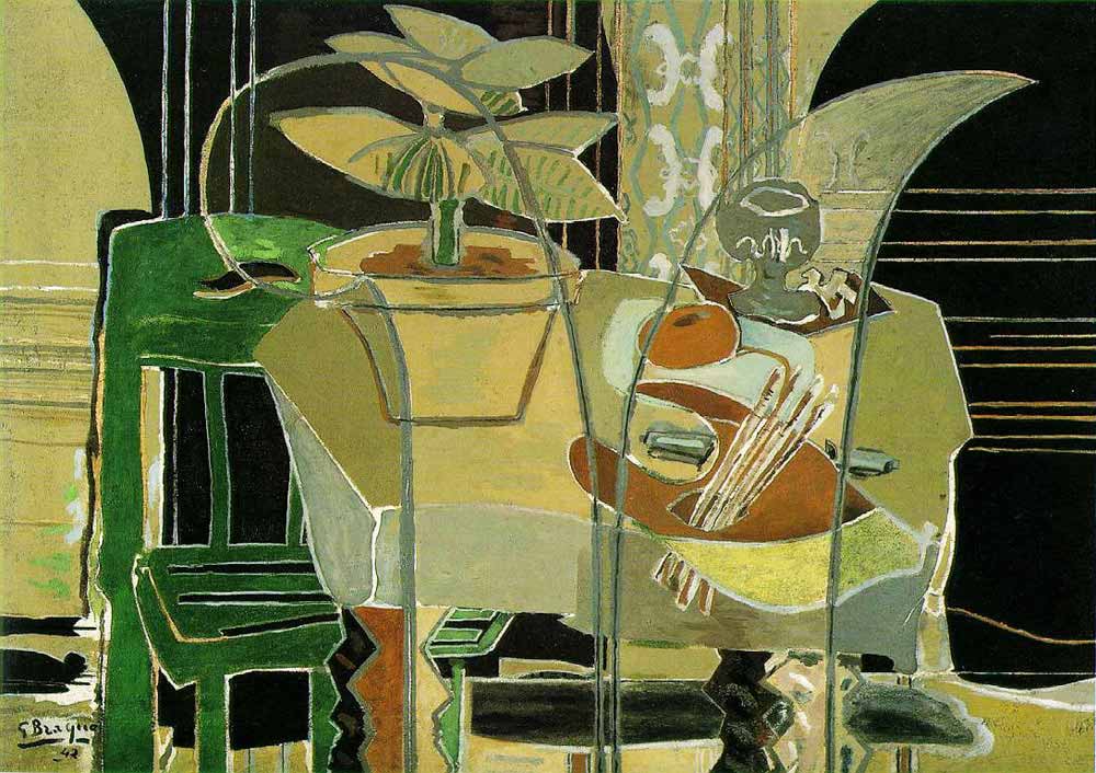 Georges Braque Paletli iç Mekan