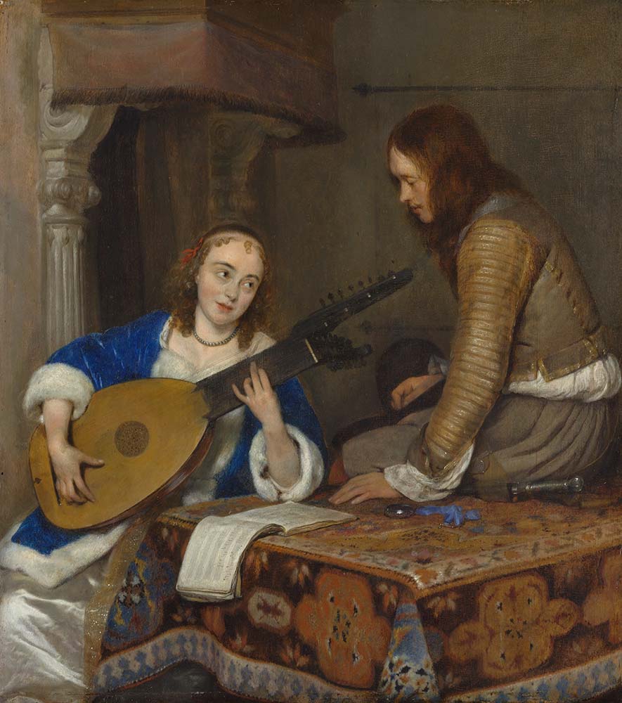 Gerard ter Borch Çalgıcı