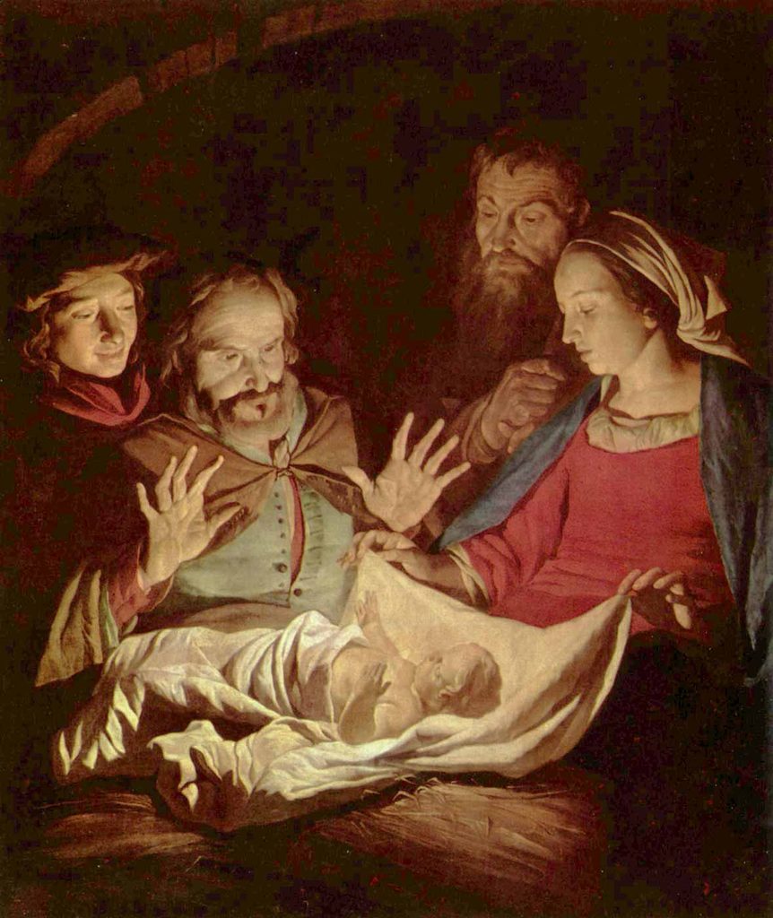 Gerard van Honthorst Çobanların Tazimi