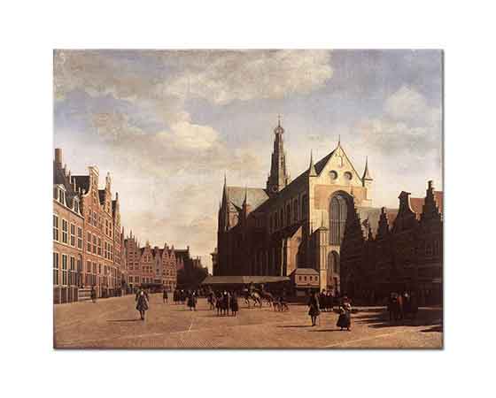 Gerrit Adriaensz Berckheyde Haarlem Pazar Meydanı