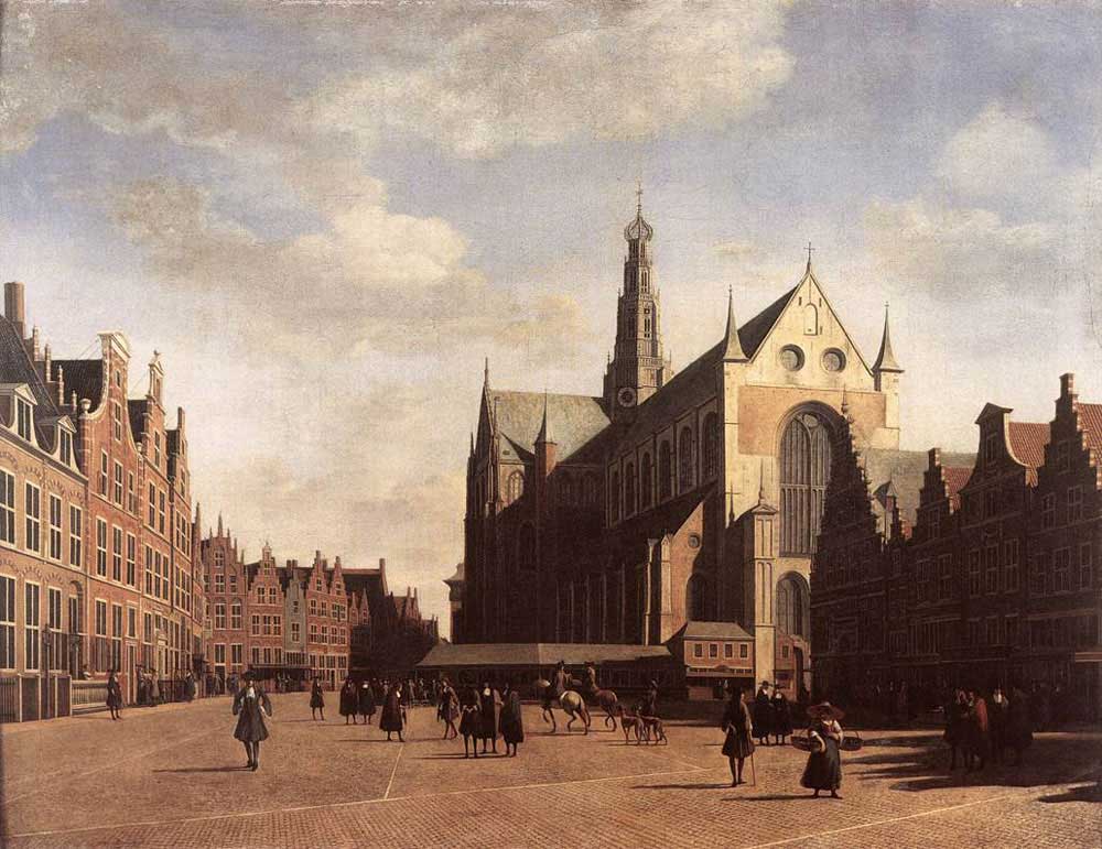 Gerrit Adriaensz Berckheyde Haarlem Pazar Meydanı