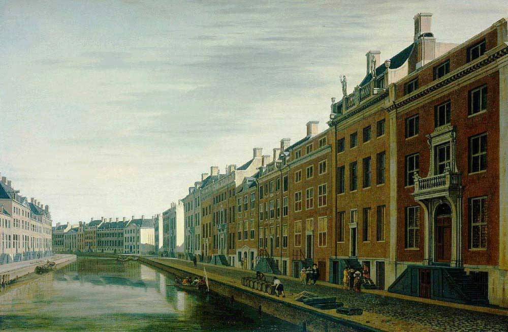 Gerrit Adriaensz Berckheyde Nehir Kıyısı ve Spiegel Caddesi
