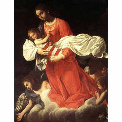 Giovanni Baglione Virgin ve Çocukları Meleklerle