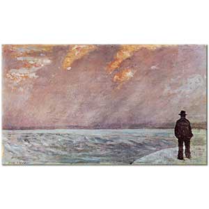 Giovanni Fattori Denizde Gün Batımı