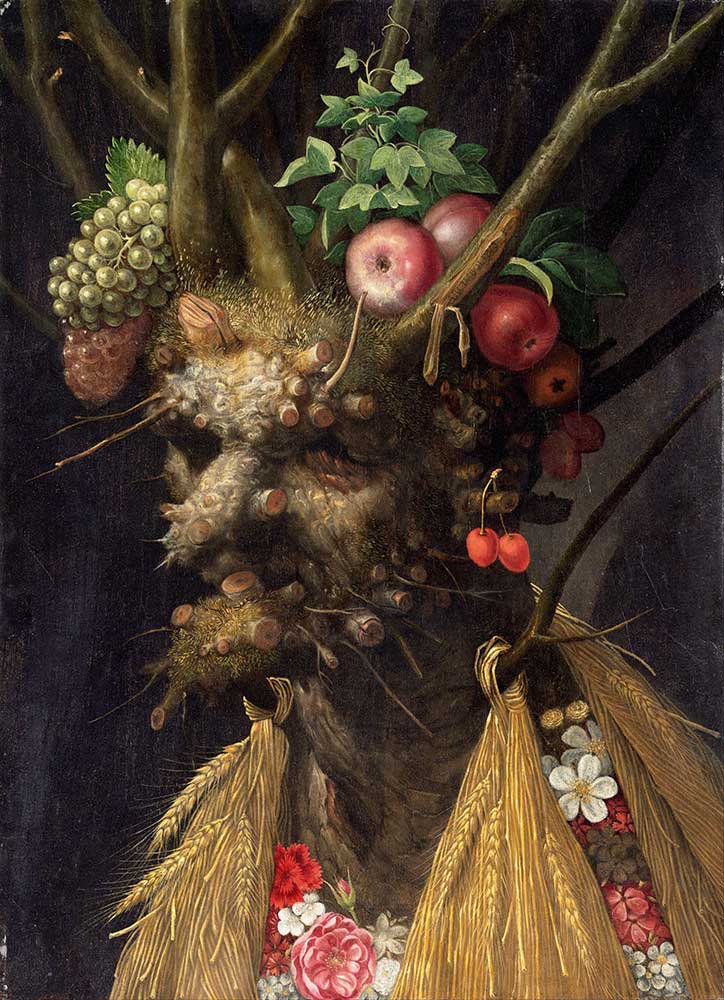 Giuseppe Arcimboldo Bir Kafada Dört Mevsim