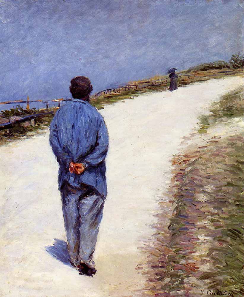 Gustave Caillebotte Gömlekli Adam