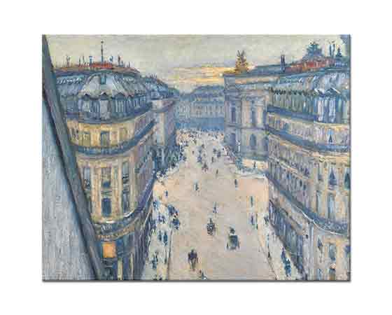 Gustave Caillebotte Halevy Caddesi, Altıncı Kattan