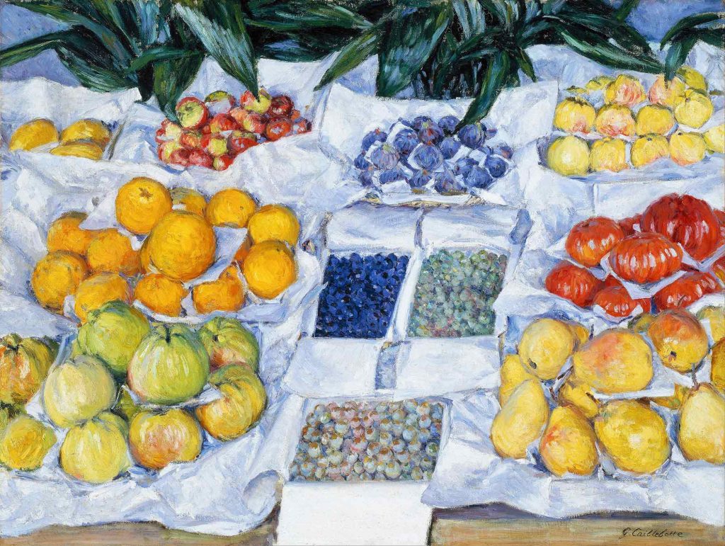 Gustave Caillebotte Meyve Standı