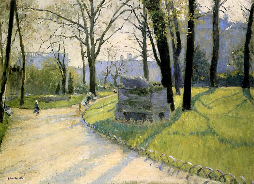 Gustave Caillebotte Monceau Parkı