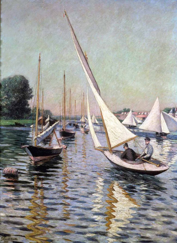 Gustave Caillebotte Yelkenliler