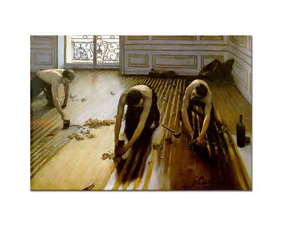 Gustave Caillebotte Yer Döşeme Ustaları