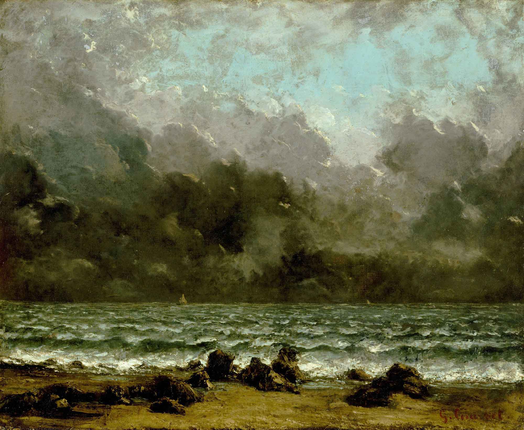 Gustave Courbet Deniz