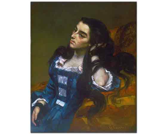 Gustave Courbet Fransız İspanyol Kadın