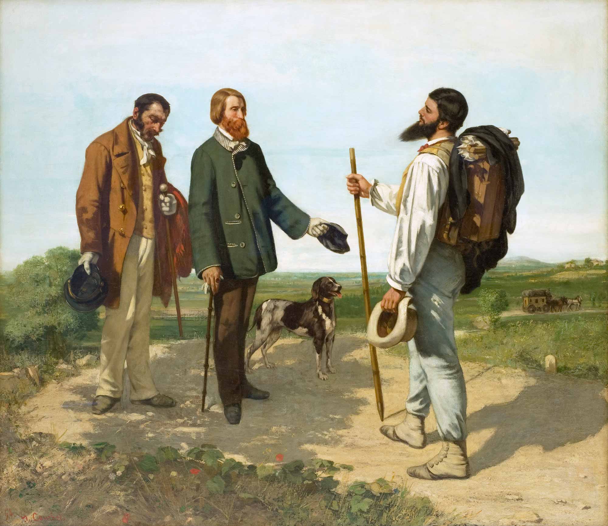 Gustave Courbet Karşılaşma