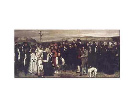 Gustave Courbet Ornan'da Cenaze