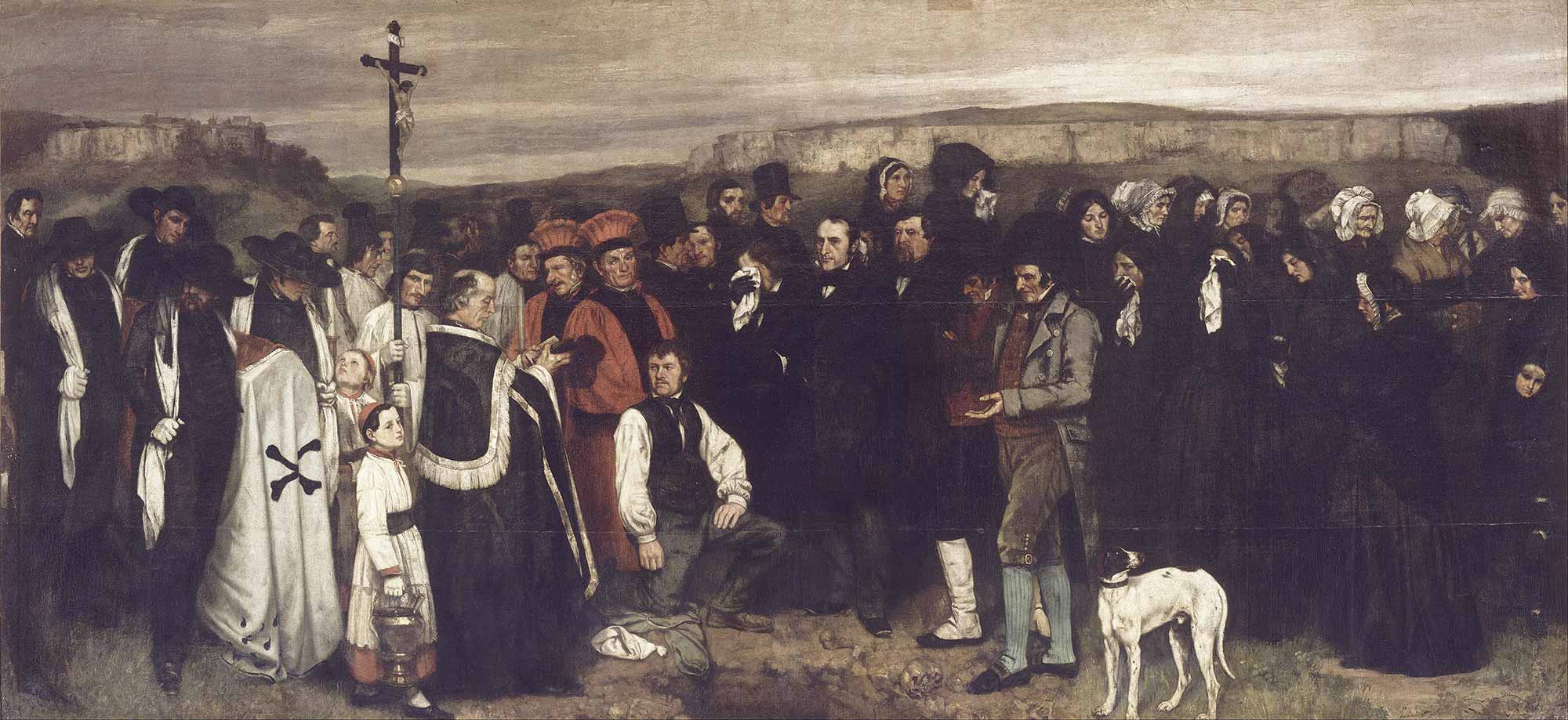 Gustave Courbet Ornan'da Cenaze