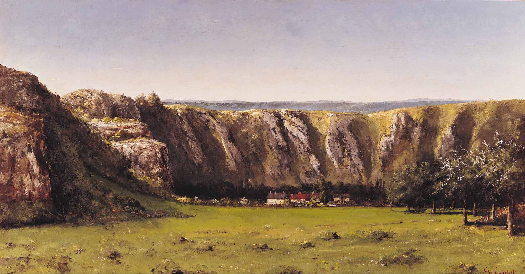 Gustave Courbet Ornan'da Flagey Yakınlarında