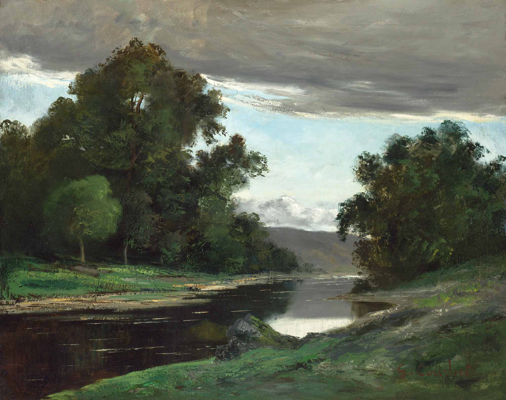 Gustave Courbet Peyzaj