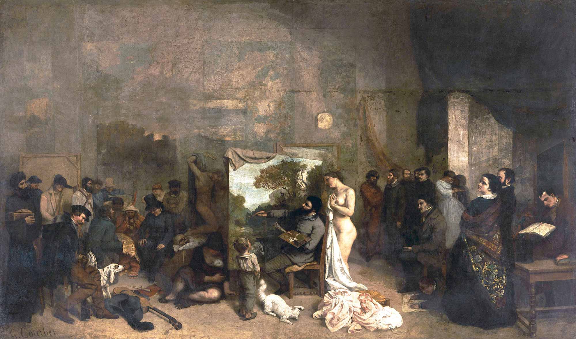 Gustave Courbet Ressamın Atölyesi