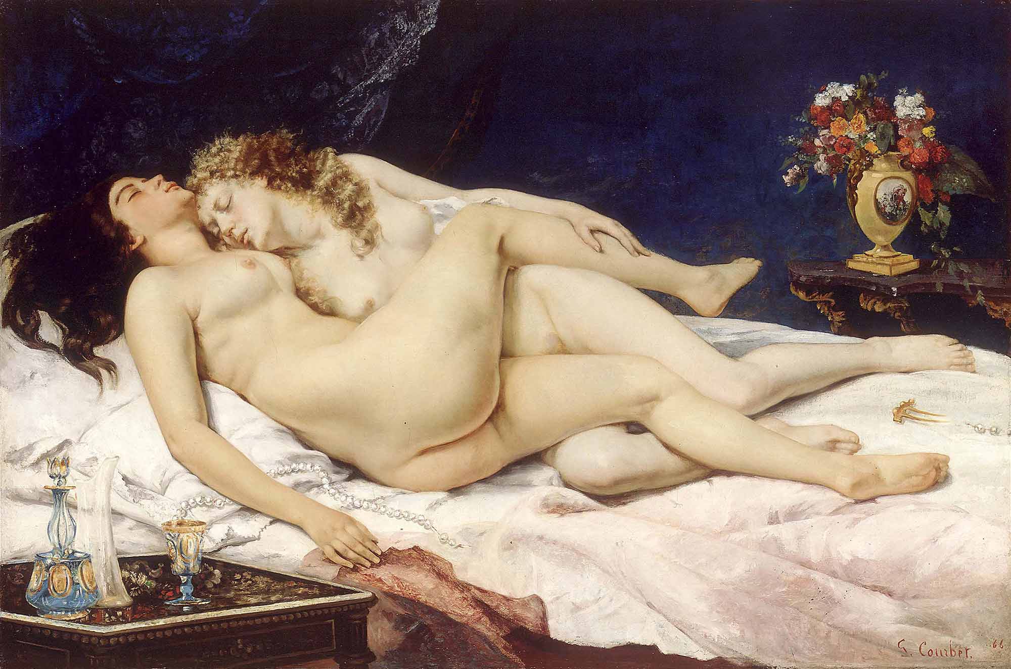 Gustave Courbet Uyuyanlar