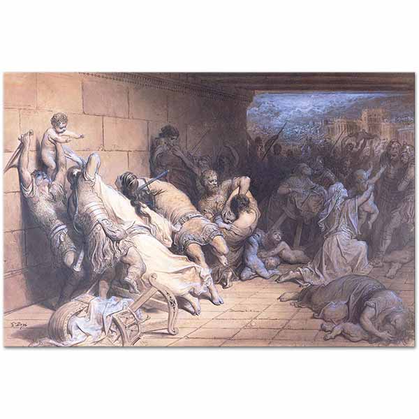 Gustave Dore Şehitlikte Kutsal Masumlar