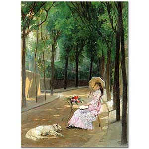 Gustave Leonard de Jonghe Öğleden Sonra