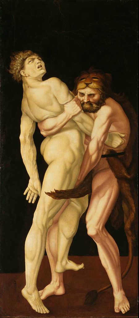 Hans Baldung Grien Herkül ve Antus