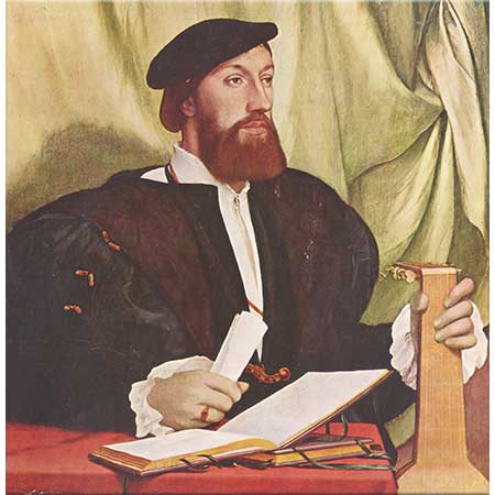 Hans Holbein Younger Kitaplar ve Ud ile Portre