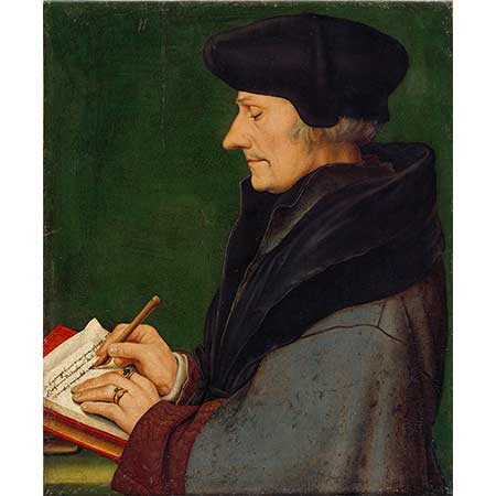 Hans Holbein Younger Rotterdam'lı Erasmus Yazı Kağıdı ile