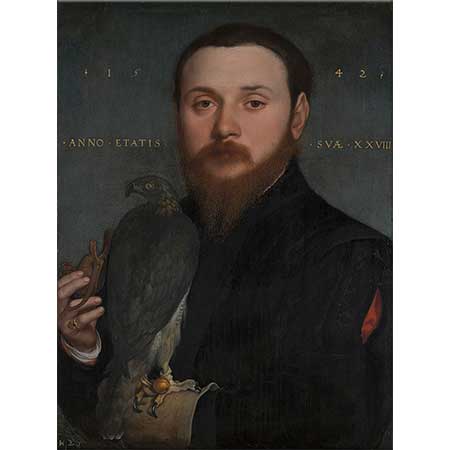 Hans Holbein Younger Soylu ve Kuşu