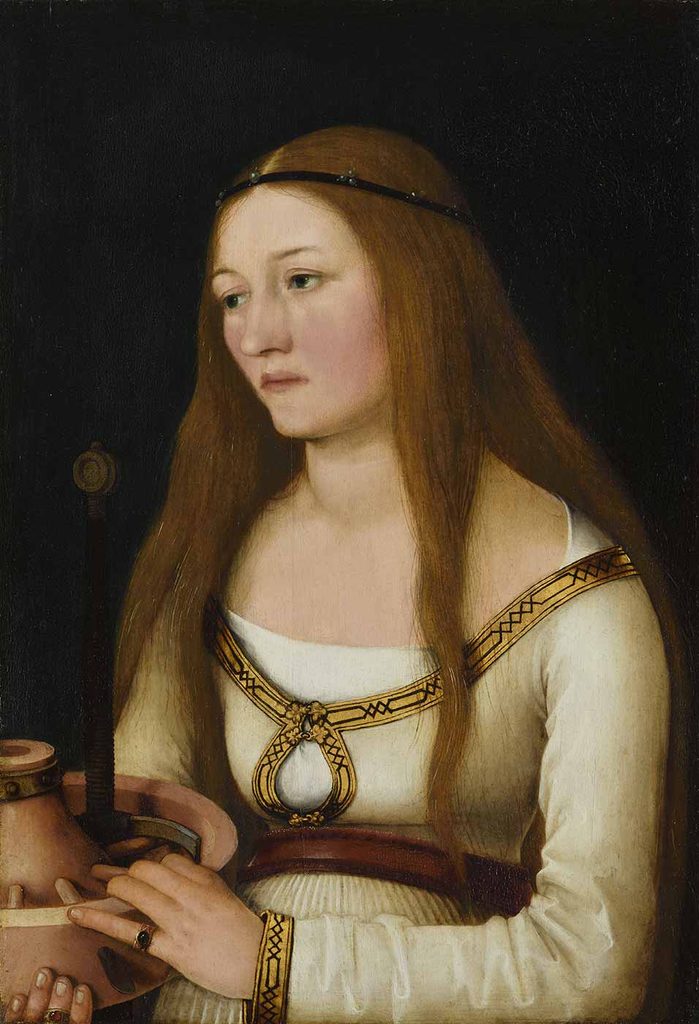 Hans Holbein the Elder Katherina Schwarz'ın Portresi
