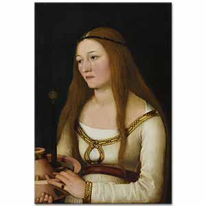 Hans Holbein the Elder Katherina Schwarz'ın Portresi