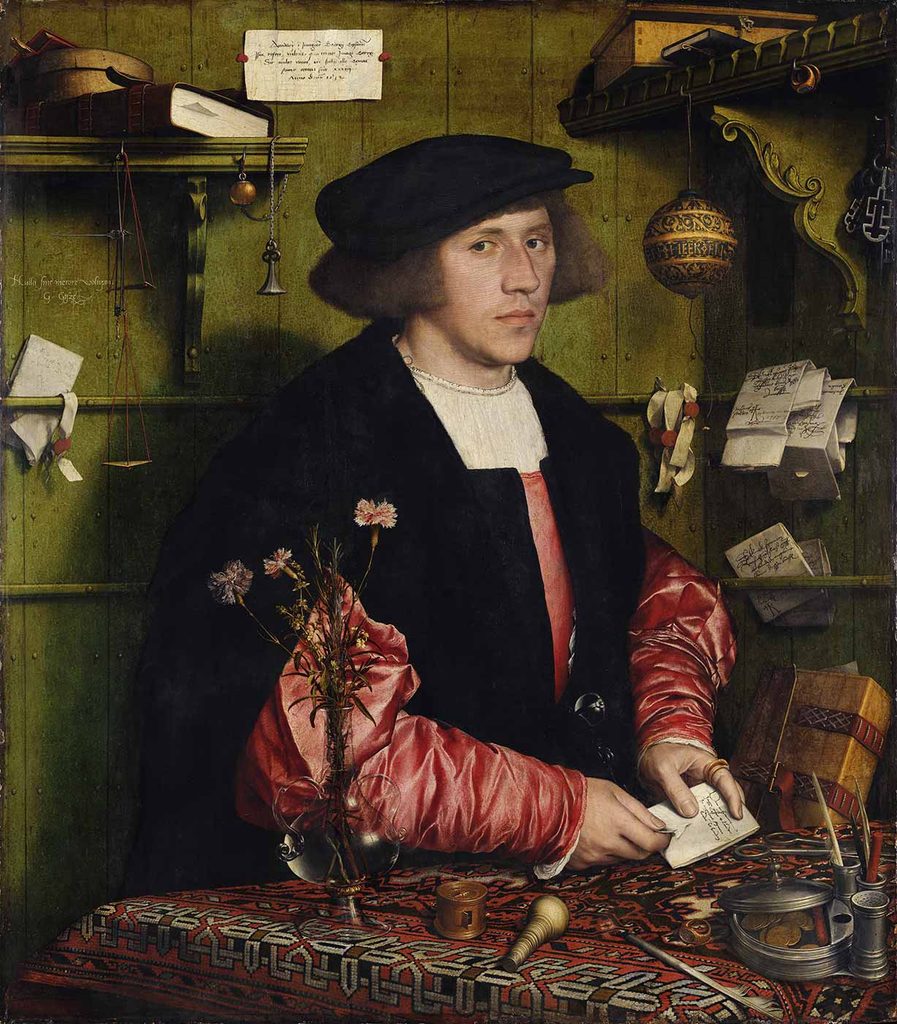 Hans Holbein the Elder Tüccar Georg Gisze