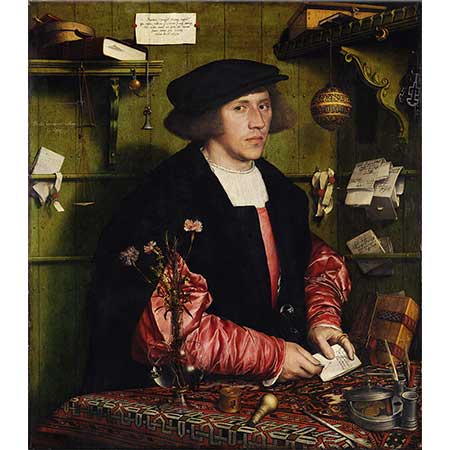 Hans Holbein the Elder Tüccar Georg Gisze