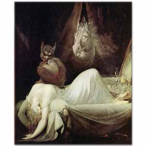 Heinrich Füssli Gece Ziyareti