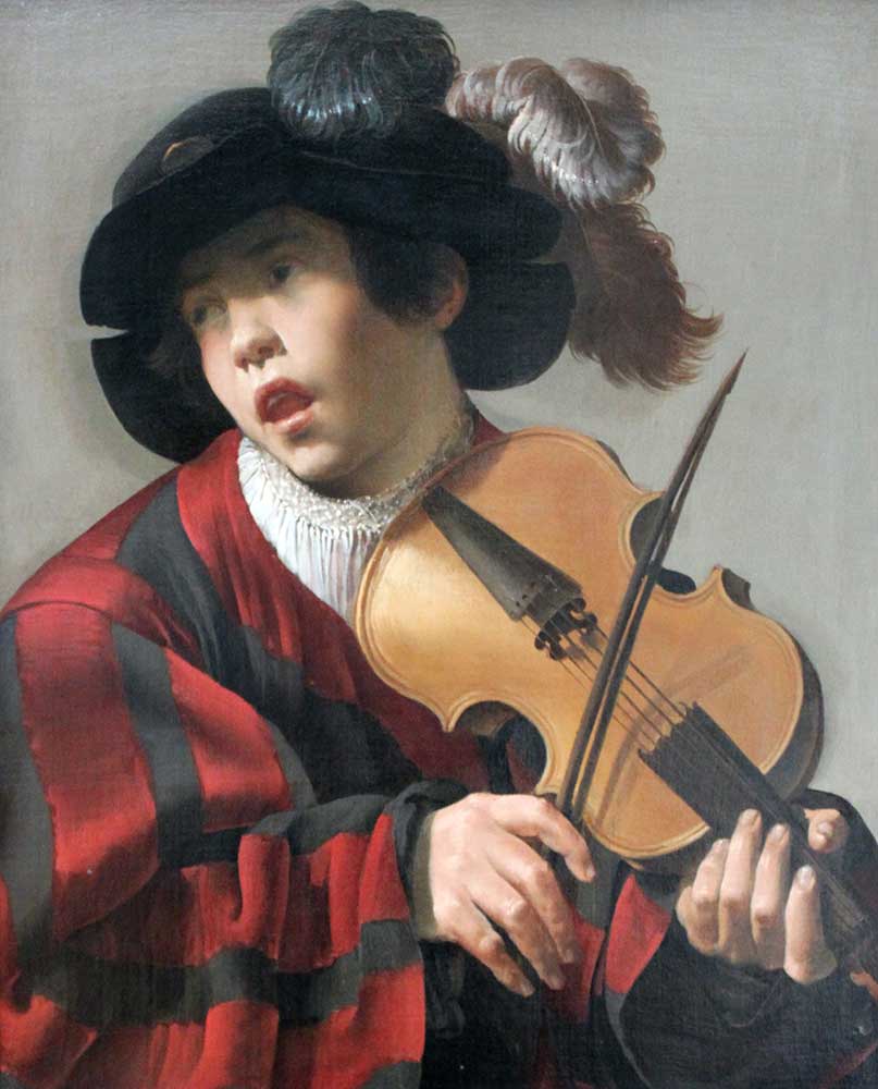 Hendrick ter Brugghen Kemanı ile Şarkıcı