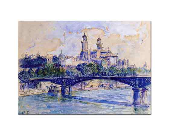 Henri Edmond Cross Trocadero'dan Sen Nehri