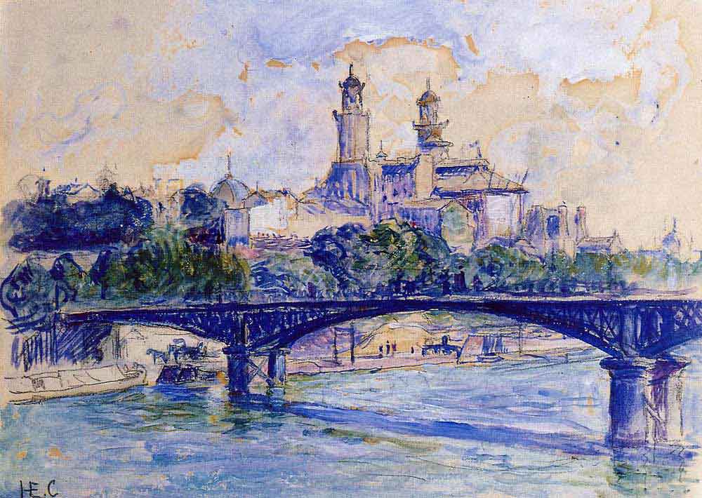 Henri Edmond Cross Trocadero'dan Sen Nehri