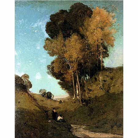 Henri Joseph Harpignies Ravin