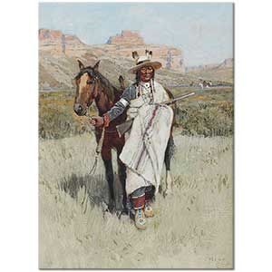 Henry Farny Kızılderili Avcı
