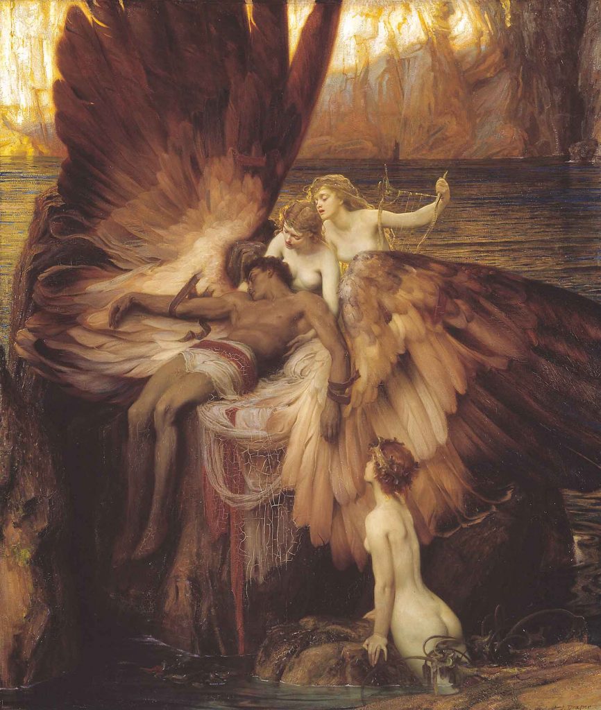 Herbert James Draper Icarus için Ağıt