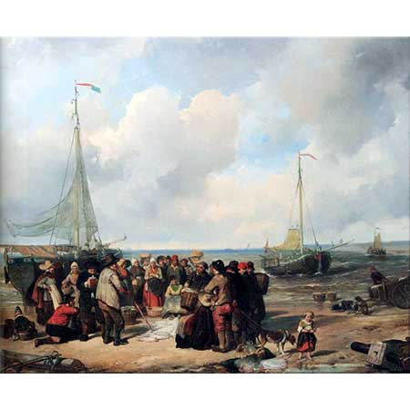 Herman Frederik Carel ten Kate Sahilde Balıkçılar